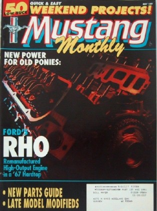 MUSTANG MONTHLY 1991 MAY - HANDSHY's T-A BOSS 302
